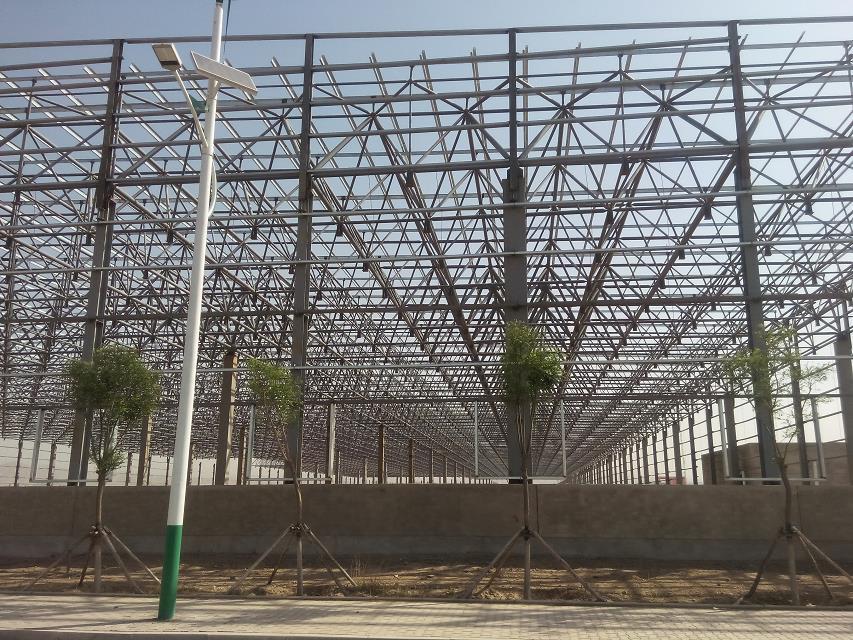 北海汽车工业厂房网架