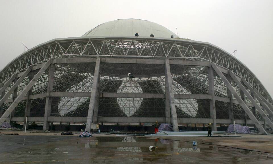 北海温泉馆网架工程